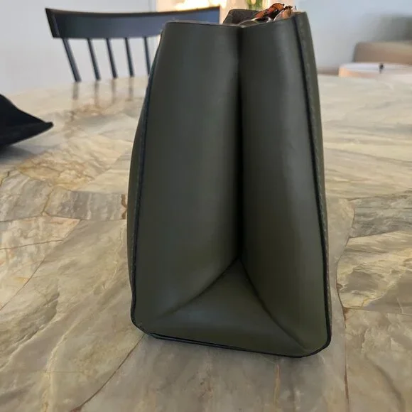 Rag & Bone Passenger Leather Crossbody Bag Green - Picture 5 of 8